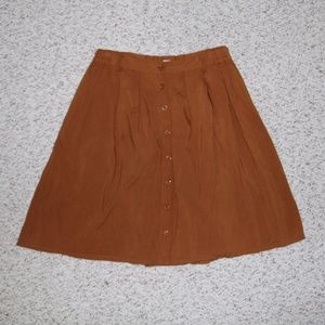 Modcloth Lined Circle Skirt with Pockets
